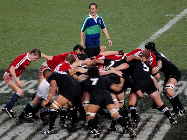 British and Irish Lions scrum by Kiwi Flickr CC-By 2.0